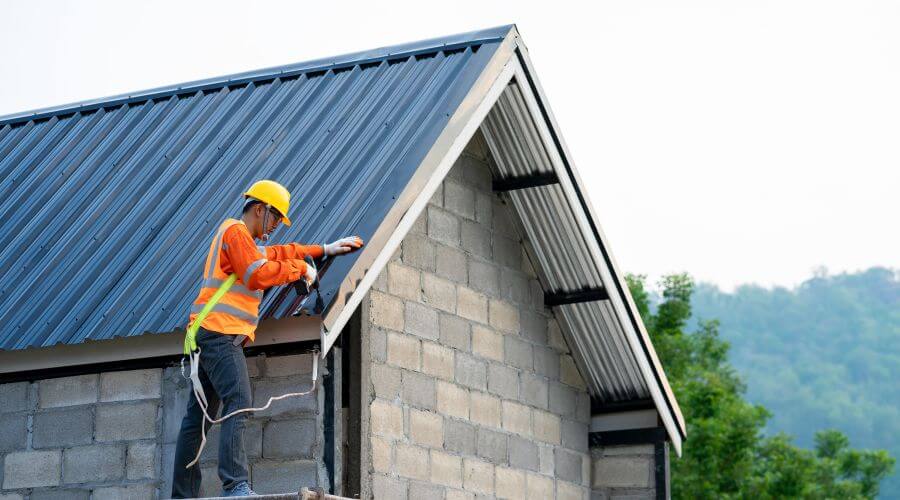 Professional metal roof installation in Saint Johns, OH